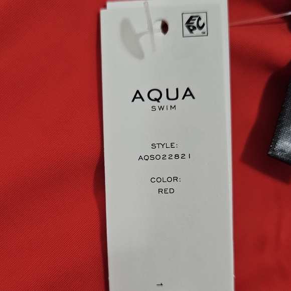 NWT Aqua Swim One Shoulder Cut Out One Piece Swimsuit Size XL - Picture 4 of 5